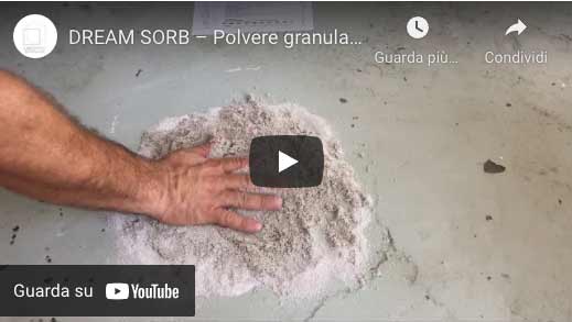 video della polvere granulare assorbente universale DREAM SORB