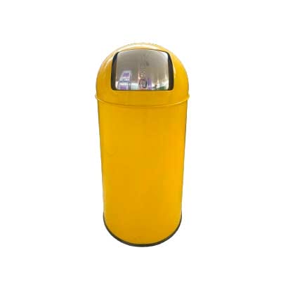 Bidone gettacarte giallo outlet thumb